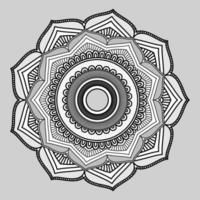 Circular Pattern In Form Of Mandala, Decorative Ornament In Oriental Style, Ornamental Mandala Design Background Free Vector