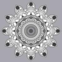 Circular Pattern In Form Of Mandala, Decorative Ornament In Oriental Style, Ornamental Mandala Design Background Free Vector