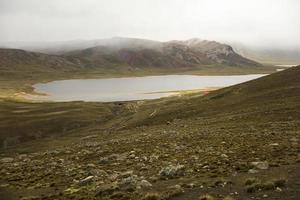 Laguna Milluni in Bolivia photo