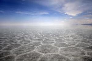 Salar de uyuni salt flat in Bolivia photo