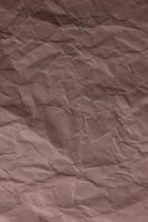 Brown crumpled paper background texture