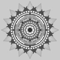 Circular Pattern In Form Of Mandala, Decorative Ornament In Oriental Style, Ornamental Mandala Design Background Free Vector