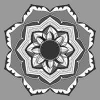 patrón circular en forma de mandala, adorno decorativo en estilo oriental, fondo de diseño de mandala ornamental vector gratuito