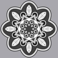 Circular Pattern In Form Of Mandala, Decorative Ornament In Oriental Style, Ornamental Mandala Design Background Free Vector