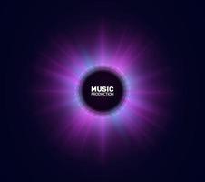 Music wave. Abstract background with a dynamic blending line. Illustration suitable for graphic design. vector