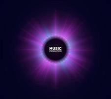 Music wave. Abstract background with a dynamic blending line. Illustration suitable for graphic design. vector