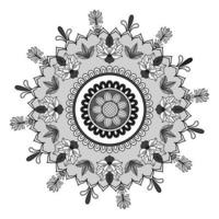 Circular Floral Pattern In Form Of Mandala, Decorative Ornament In Oriental Style, Ornamental Mandala Design Background With Vines Birds And Butterflies Free Vector
