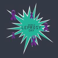 Vector illustration of a Background for World Leprosy Day.