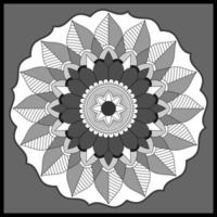 Circular Pattern In Form Of Mandala, Decorative Ornament In Oriental Style, Ornamental Mandala Design Background Free Vector