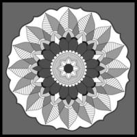 Circular Pattern In Form Of Mandala, Decorative Ornament In Oriental Style, Ornamental Mandala Design Background Free Vector