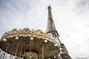 Detail from the vintage carousel photo