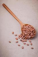 Raw pinto beans photo