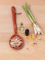 Natural lemongrass oil photo