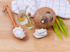 Coconut spa items photo