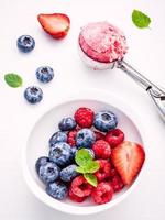 Bowl of mixed berries photo