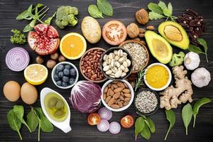 Group of fresh food photo