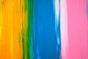 Abstract colorful acrylic painting photo