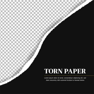 Tilt paper tearing background template