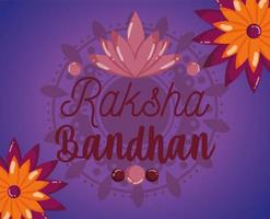 diseño de cartel feliz raksha bandhan