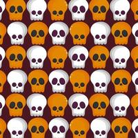 feliz halloween patrón de fondo vector