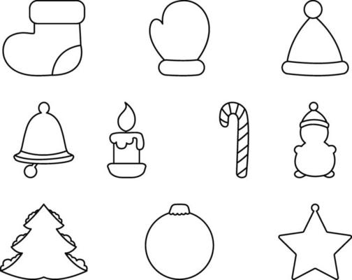 Christmas Outline SVG Christmas Outline SVG