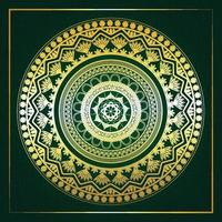 Luxury golden mandala background with arabic islamic pattern vector