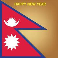 Vector illustration of a Background for Nepali New Year.