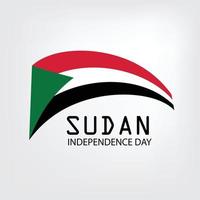 Vector illustration of a Background for Sudan Independence Day.