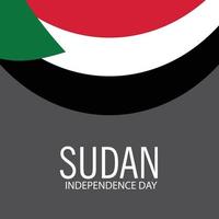 Vector illustration of a Background for Sudan Independence Day.
