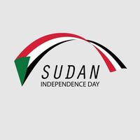 Vector illustration of a Background for Sudan Independence Day.