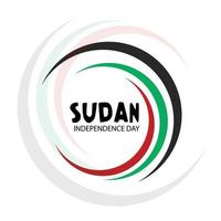 Vector illustration of a Background for Sudan Independence Day.