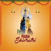 Shivratri celebration background vector