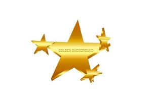 Falling golden star. Cloud of stars isolated on transparent background. Vector illustration