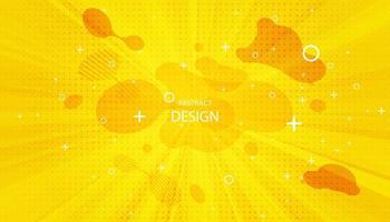 Pop Art background. Retro dotted background. Vector illustration. Halftone yellow pop art