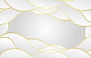 Abstract Luxury White Wave Background vector