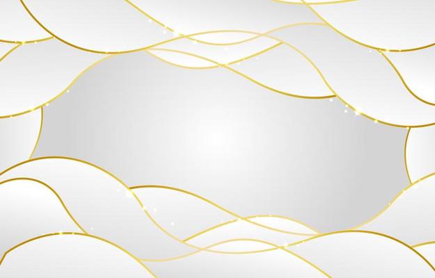 Abstract Luxury White Wave Background