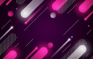 Modern Abstract Shape Background with Neon Color vector