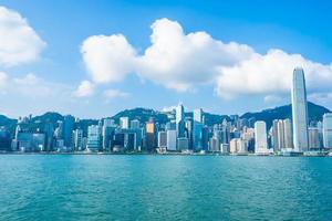 View of Hong Kong city, China photo