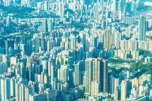 High-rise buildings in Hong Kong city, China photo
