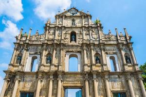 S t. Paul Church en la ciudad de Macao foto