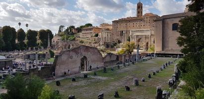 Ancient ruins in Rome, Italy photo