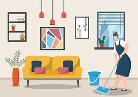 Cleaning Service Concept vector