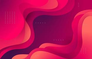 Red Wavy Layer Background vector