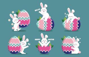 Easter Rabbit Character vector