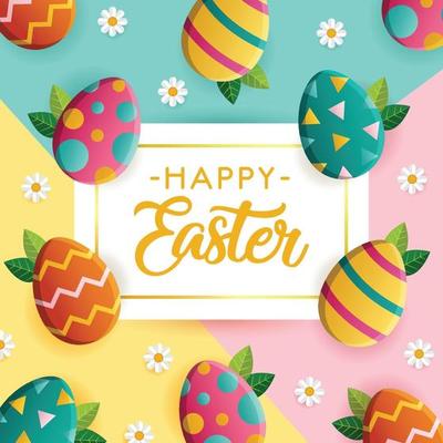 Easter Egg Greeting Card