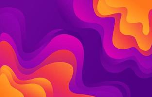 Colorful wave abstract background vector
