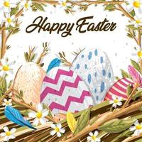 Happy Easter Day Concept vector