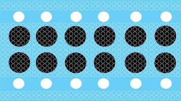 Circles Pattern with Blue Background vector