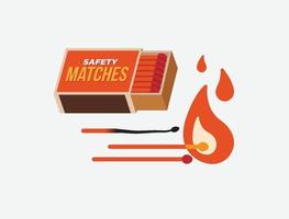 Safety Matches Asset vector