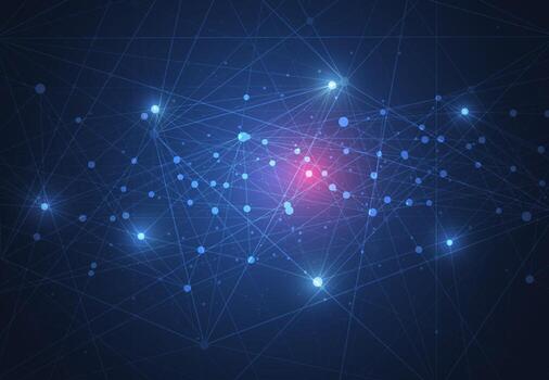 Internet connection, abstract sense of science and technology graphic design background. Vector illustration